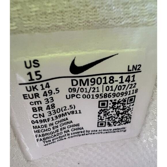 Nike Air Zoom Infinity Tour NXT% NRG Sail Washed Teal DM9018-141 Men\'s Size 15 main image 8